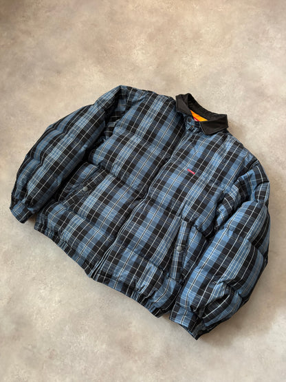 Supreme Leather Collar Puffy Jacket (Str. L)