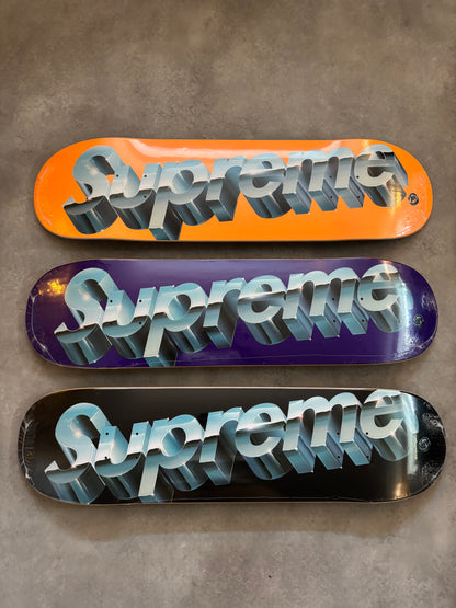 Supreme Chrome Logo Skateboard Deck