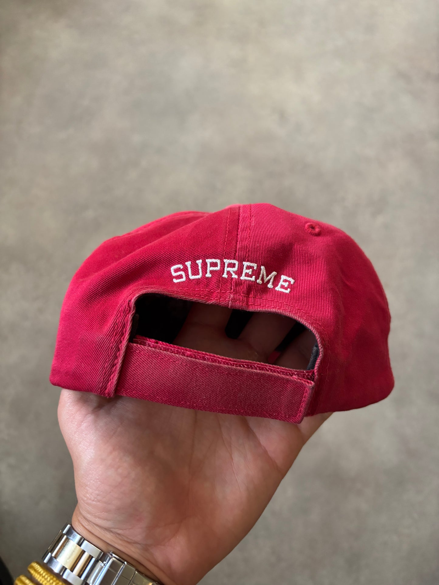 Supreme Embroidered Money Logo 6-Panel Hat