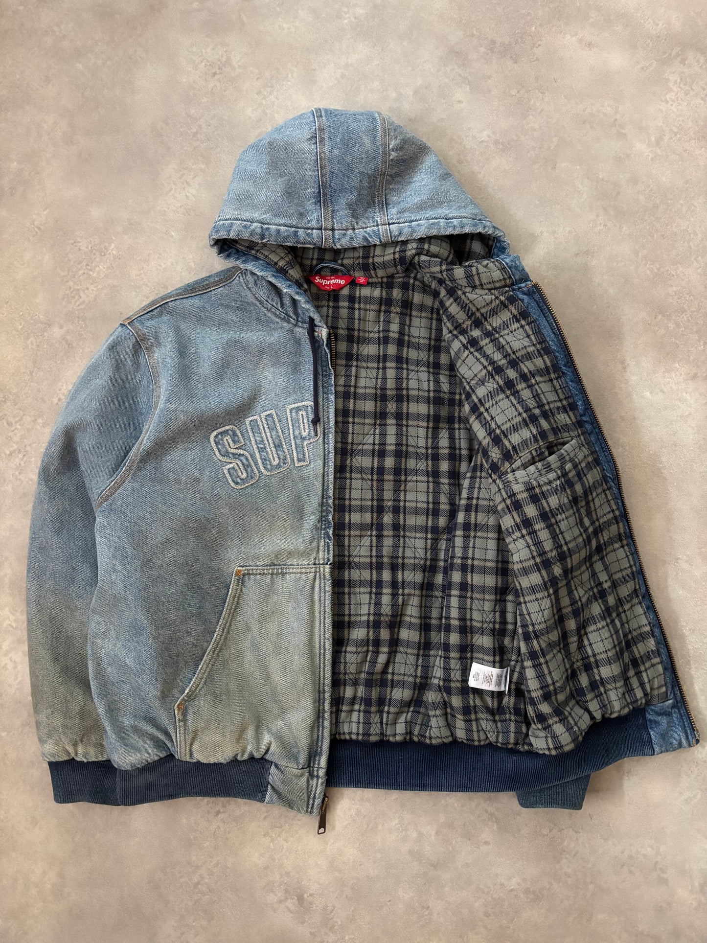 Supreme Reflective Arc Hooded Work Jacket (Str. L)