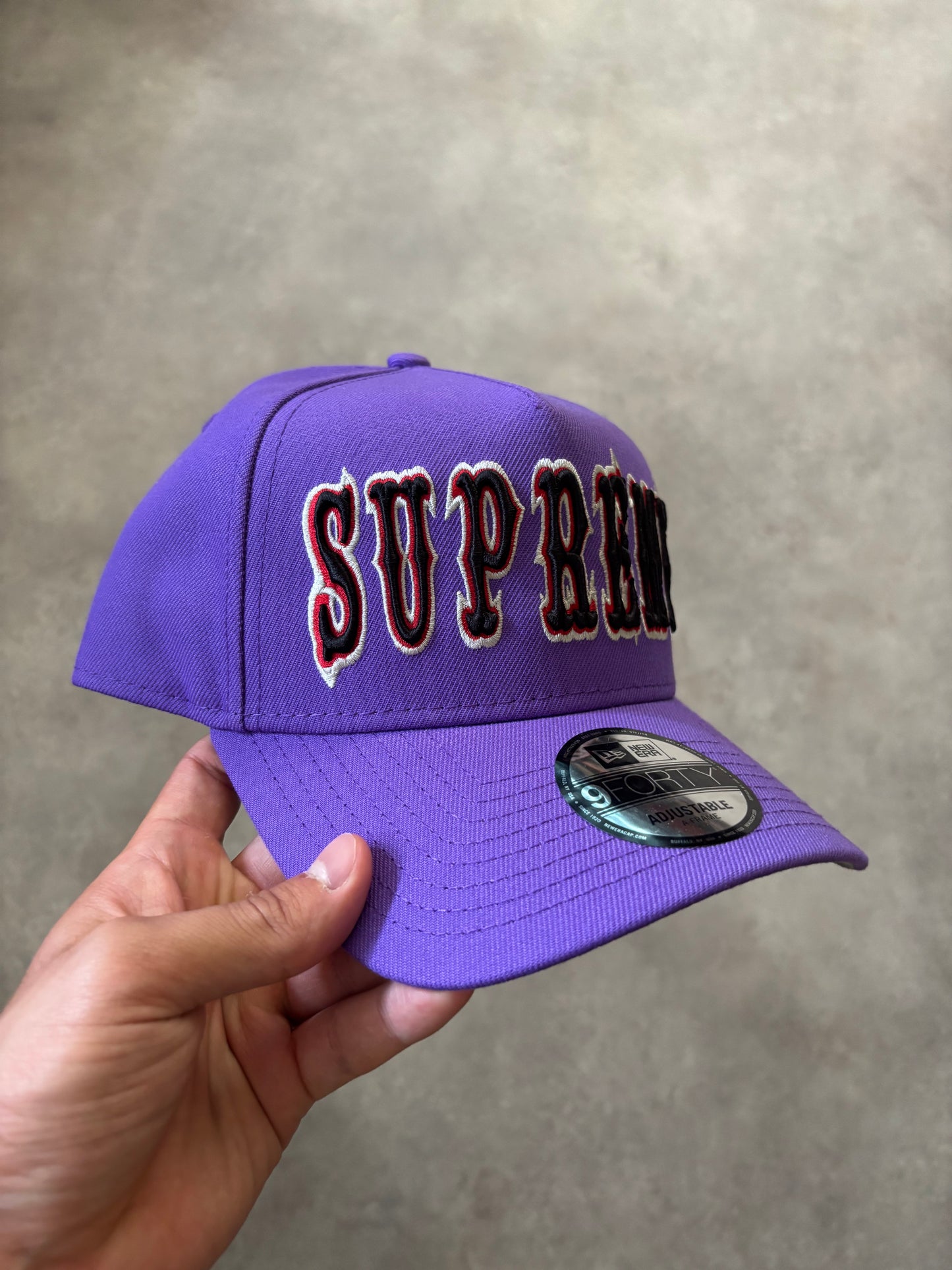 Supreme Gothic New Era Fitted Cap