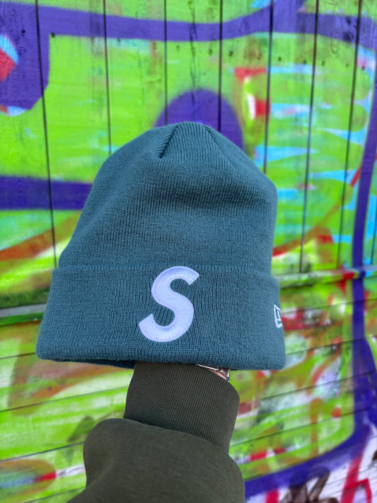 Supreme x New Era S Logo Beanie