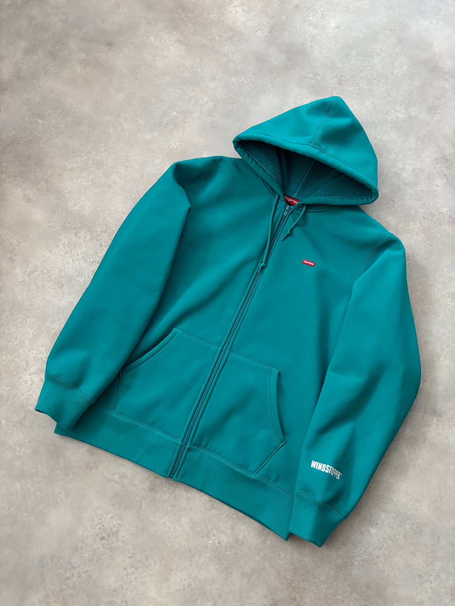 Supreme Windstopper Zip Up Hooded Sweatshirt (Str. M)