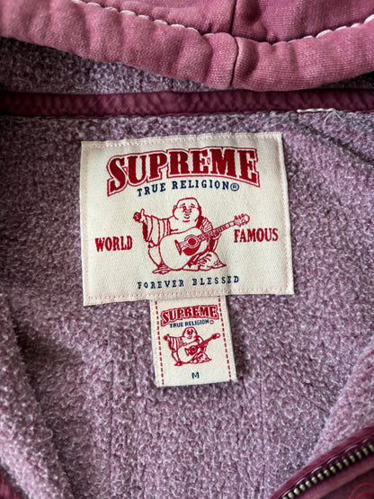 Supreme True Religion Zip Up Hooded Sweatshirt (Str. M)