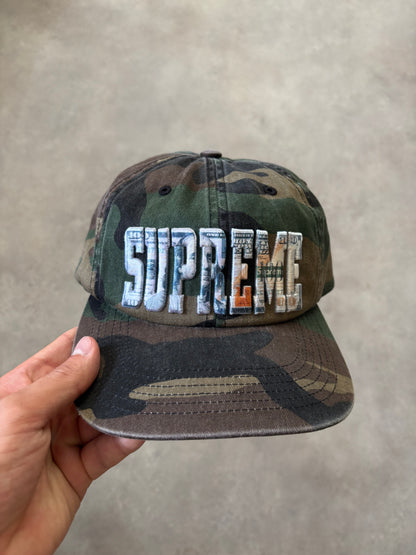 Supreme Embroidered Money Logo 6-Panel Hat
