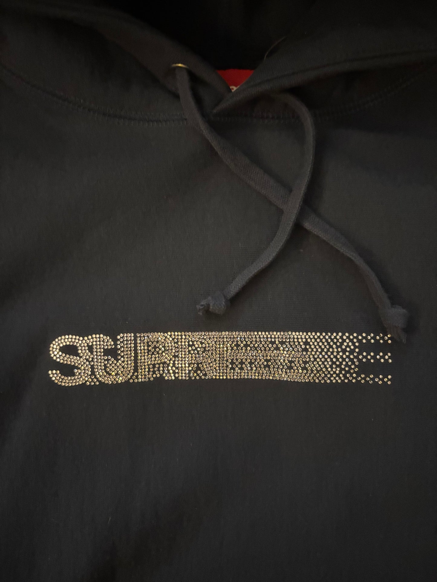 Supreme Swarovski Motion Logo Hoodie (Str. L)
