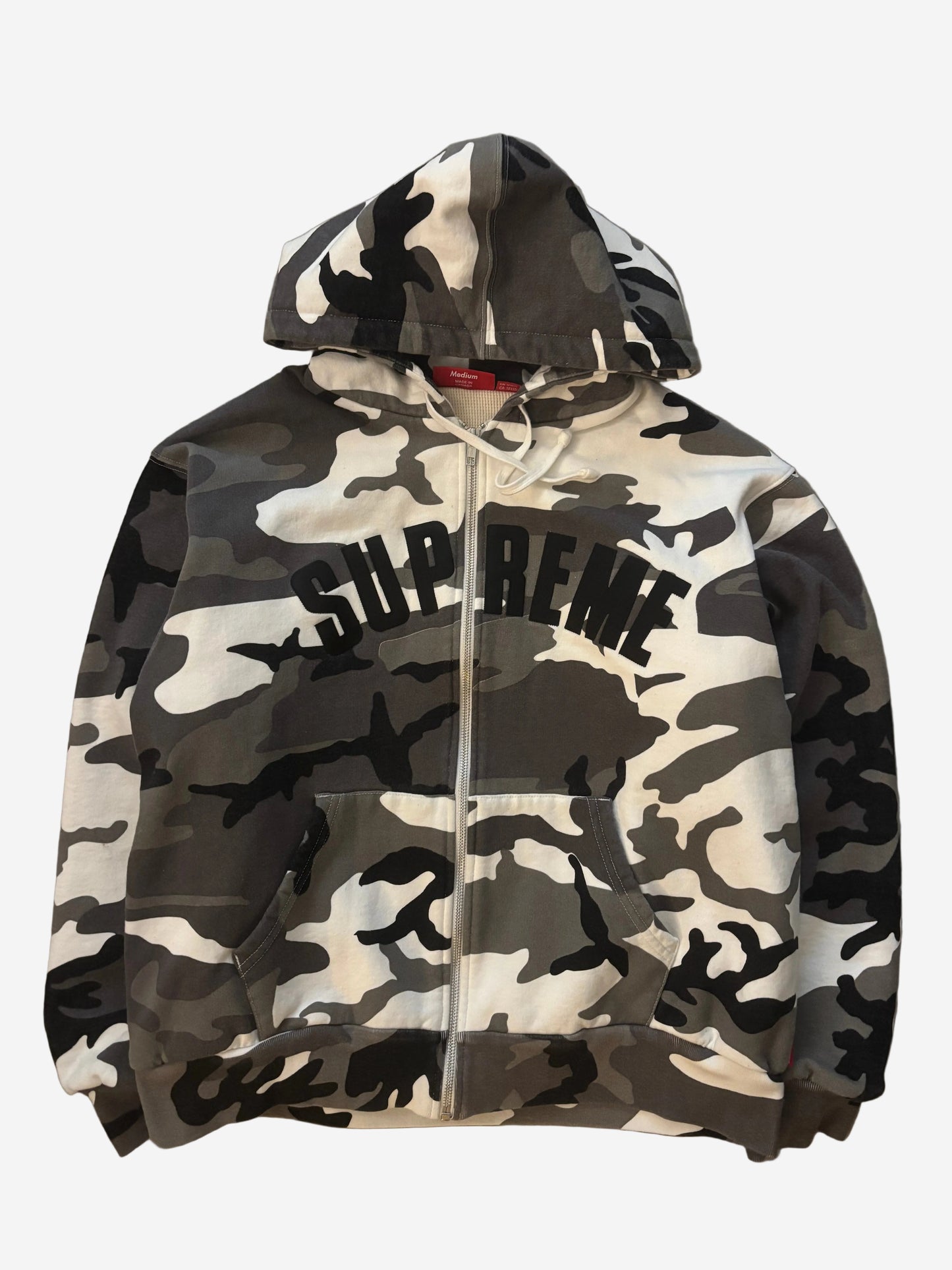 Supreme Arc Thermal Lined Zip Up Hoodie (Str. M)