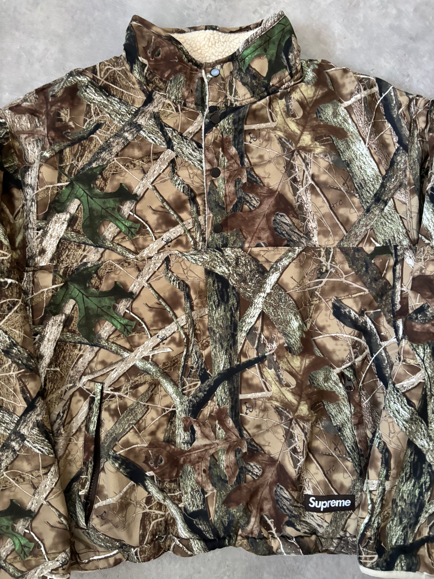 Supreme Polartec Shearling Reversible Pullover (Str. M)