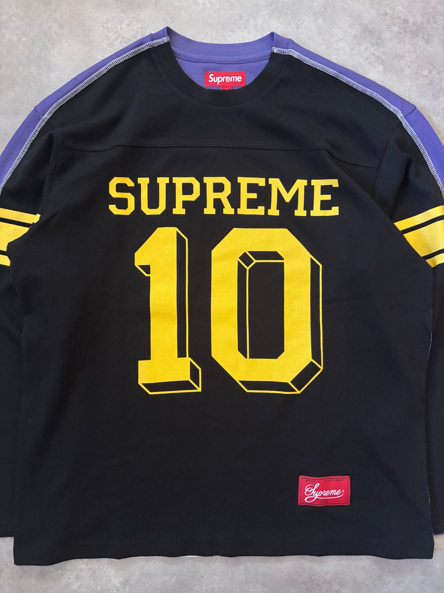 Supreme Split L/S Football Top (Str. M)