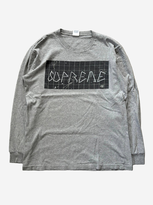 Supreme Blade Grid LS Tee (Str. L)