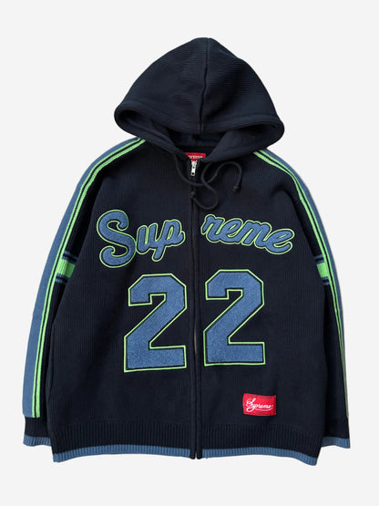 Supreme Sport Zip Up Hooded Sweater (Str. M)