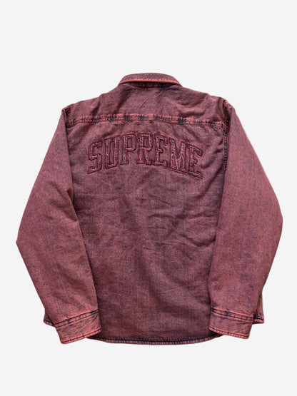 Supreme Shearling Lined Denim Work Shirt (Str. M)