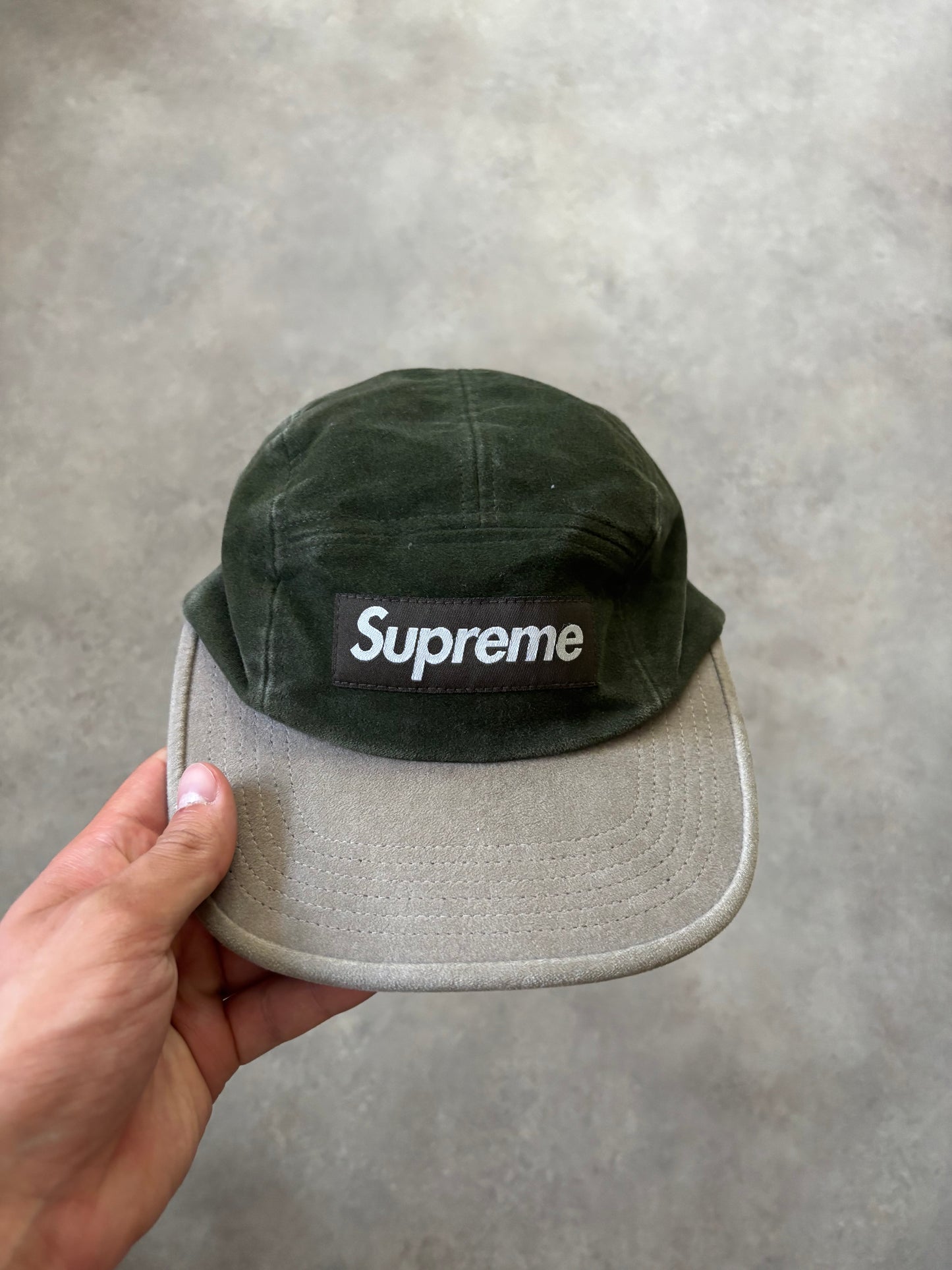 Supreme 2-Tone Moleskin Camp Cap