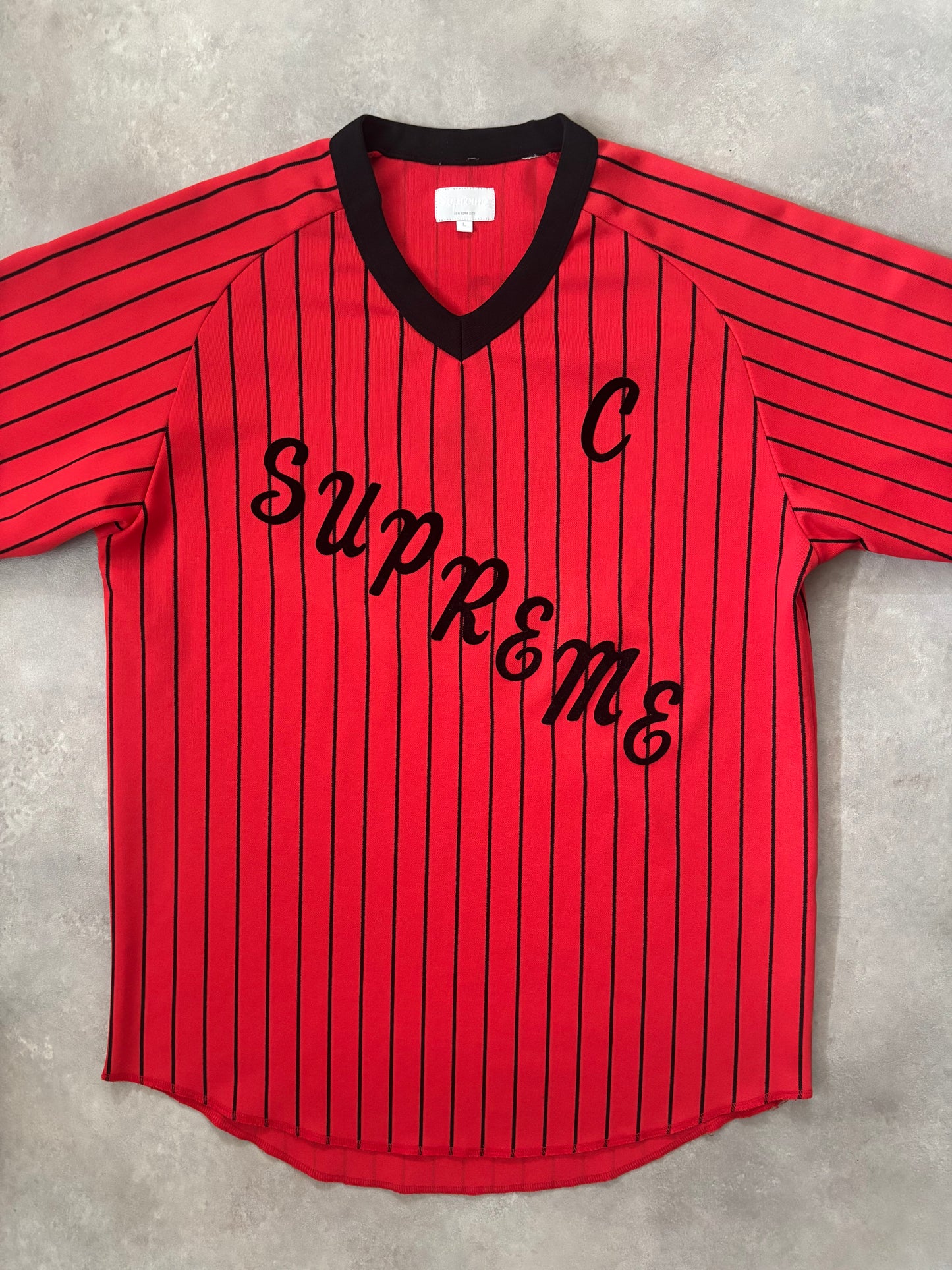 Supreme AD Baseball Jersey (Str. L)