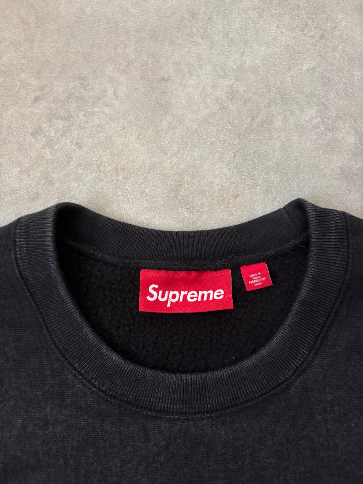 Supreme Washed Box Logo Crewneck (Str. S)