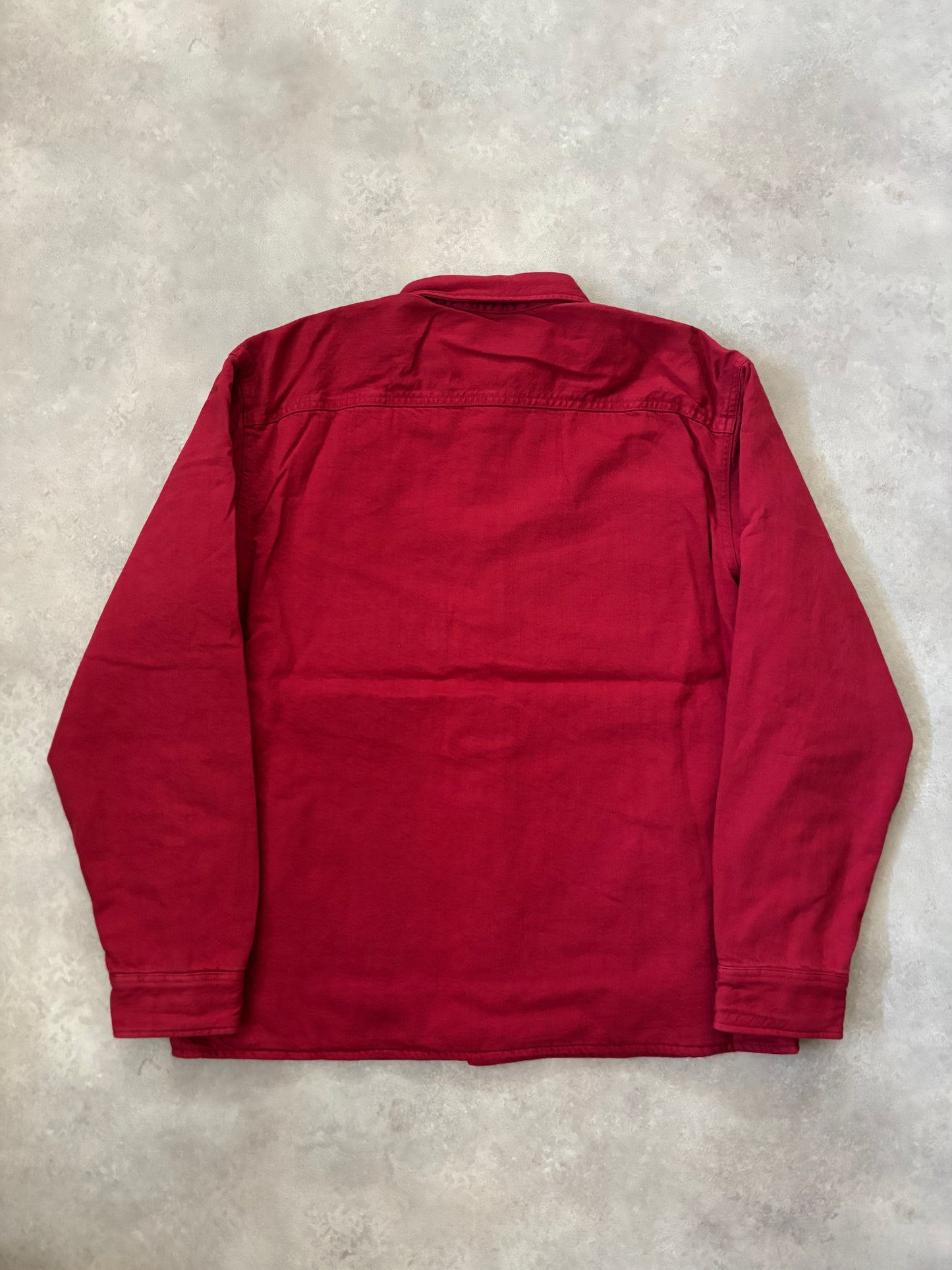 Supreme Quilted Lined Denim Snap Shirt (Str. M)