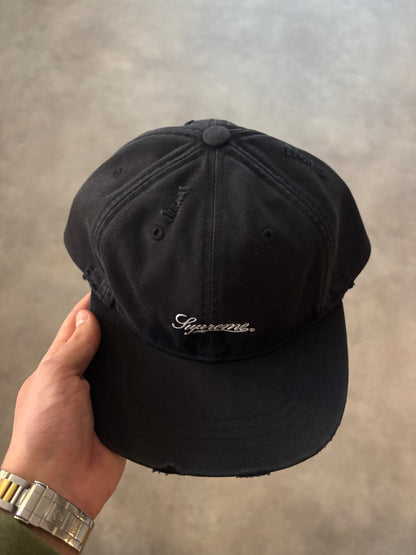Supreme Distressed Script 6-Panel