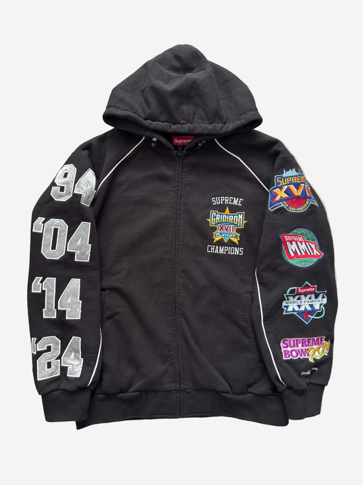 Supreme Playoffs Zip Up Hooded Sweatshirt (Str. S)