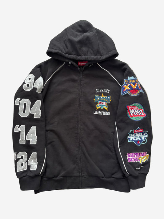 Supreme Playoffs Zip Up Hooded Sweatshirt (Str. S)