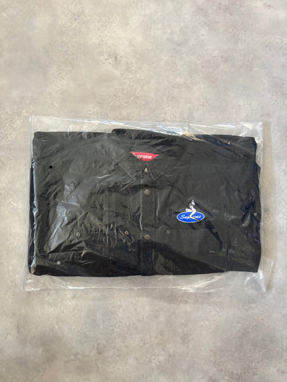 Supreme Quilted Lined Denim Snap Shirt (Str. M)