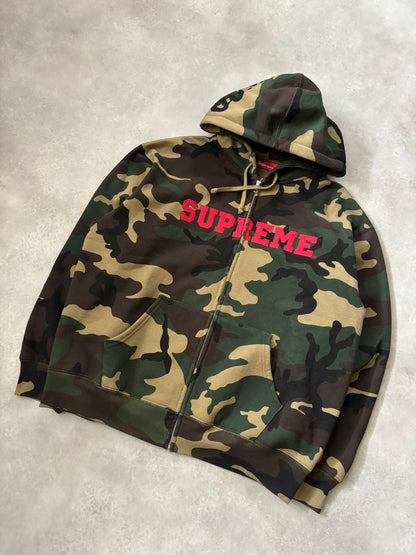 Supreme Collegiate Applique Zip Up Hoodie (Str. L)
