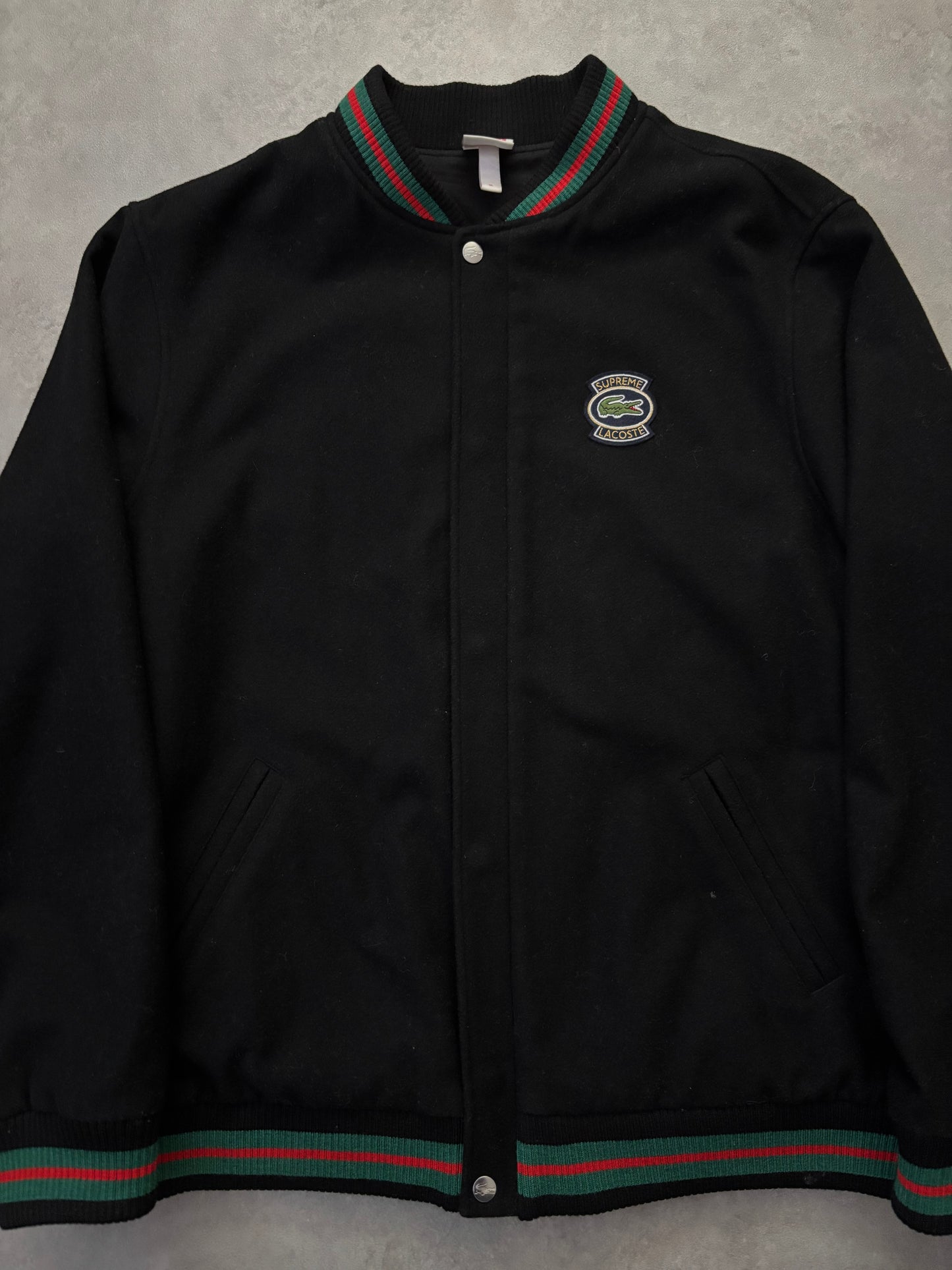 Supreme x Lacoste Wool Varsity Jacket (Str. XL)
