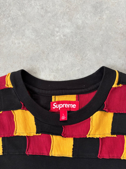 Supreme Patchwork Yoke Football Top (Str. L)