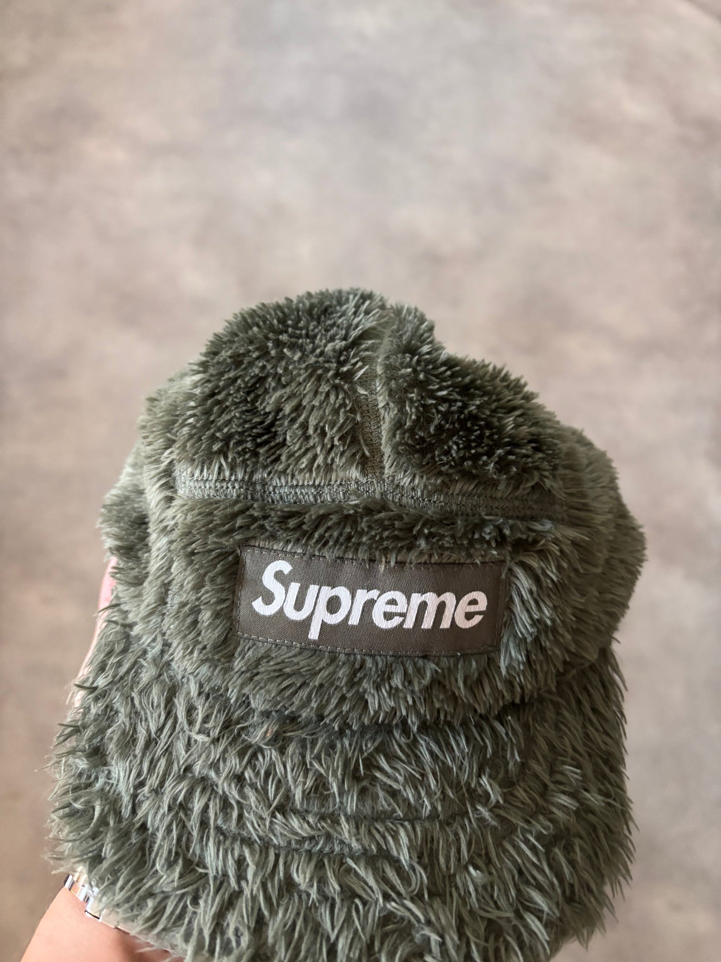 Supreme Fuzzy Camp Cap