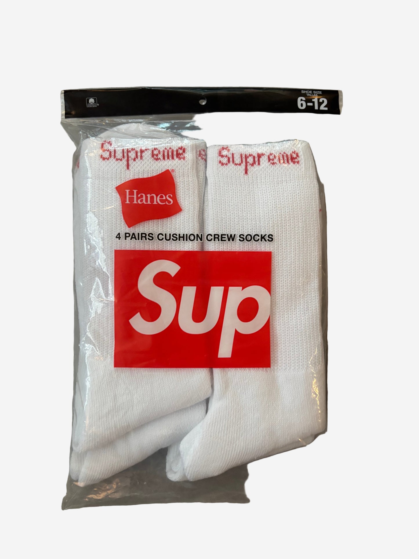 Supreme Hanes Crew Socks (4 Pack)