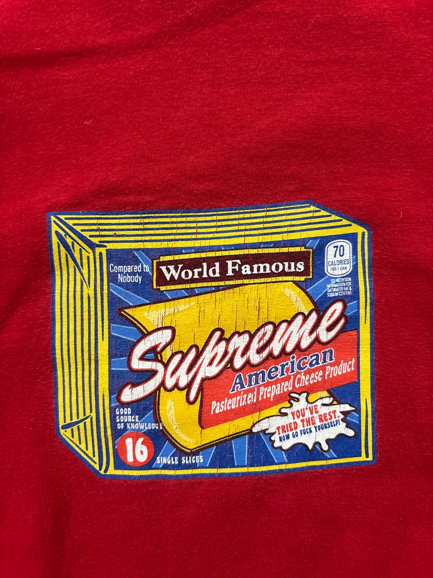 Supreme Cheese Tee (Str. L)