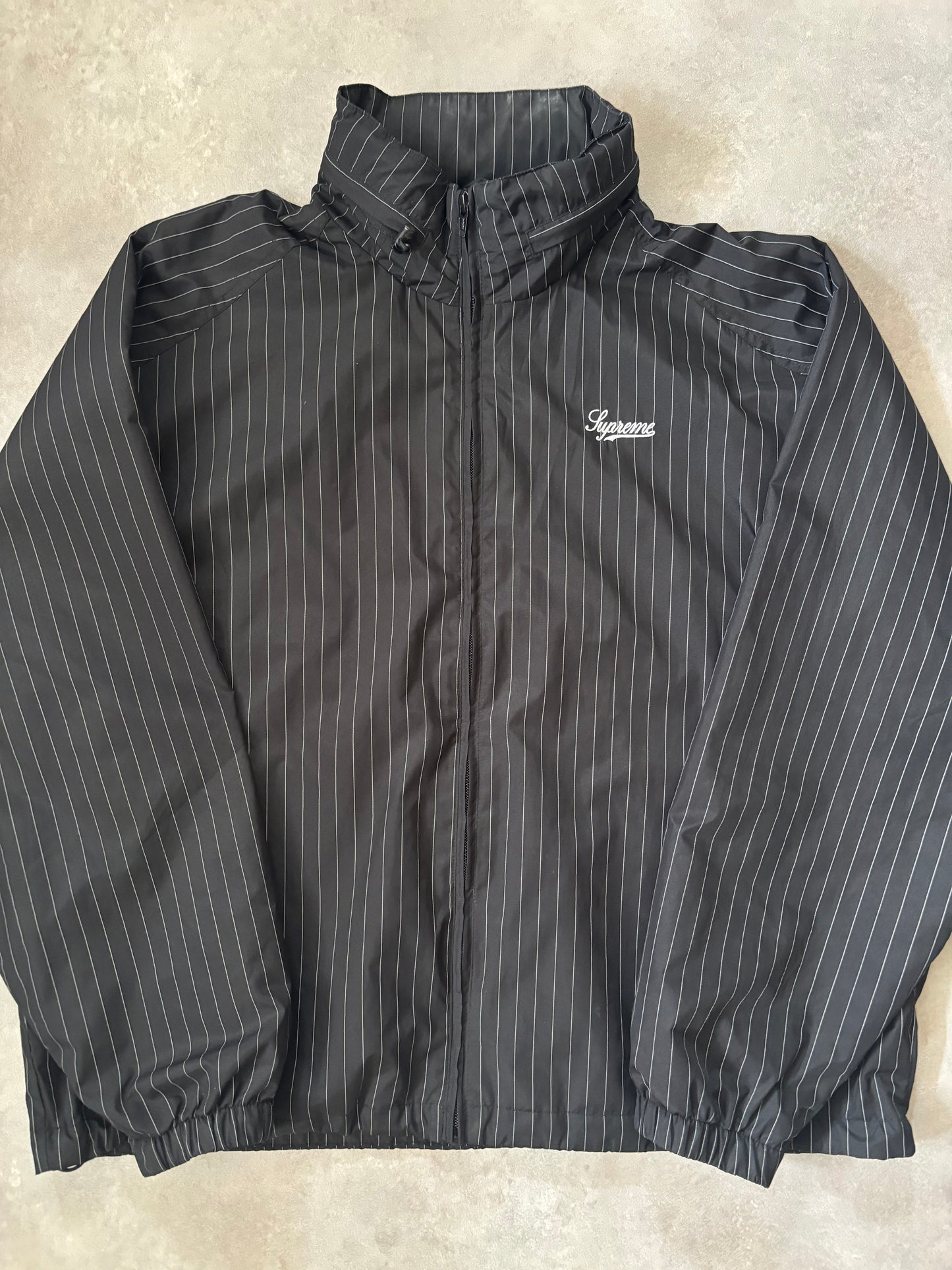 Supreme Reflective Pinstripe Track Jacket (Str. M)