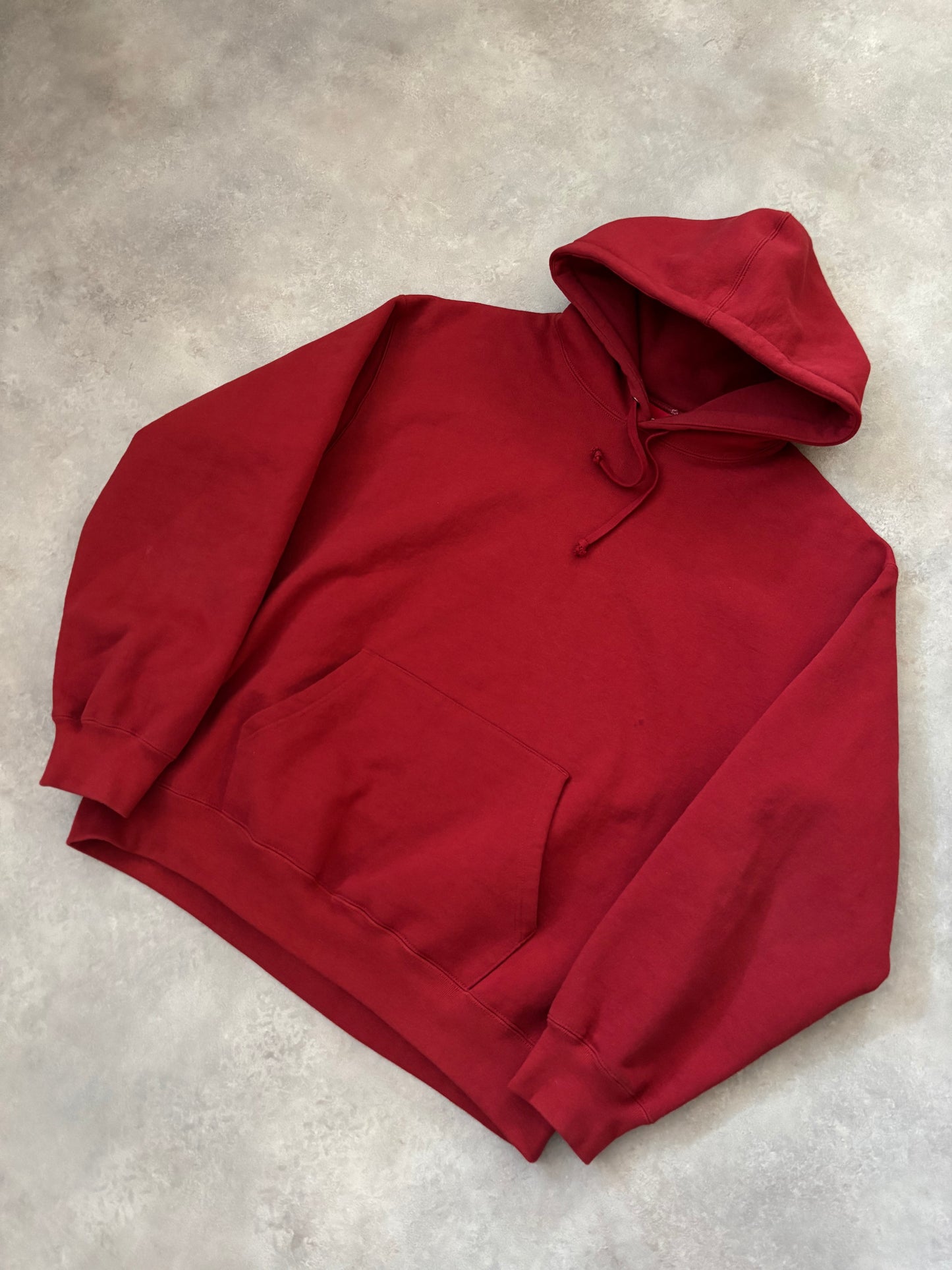Supreme Satin Appliqué Hooded Sweatshirt (Str. L)