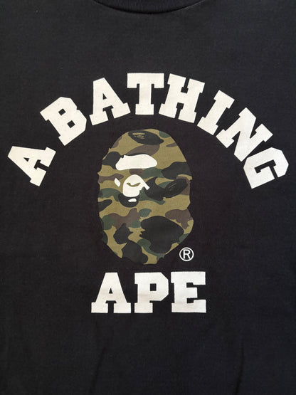 A Bathing Ape Camo Classic Ape Head Logo Tee (Str. L)