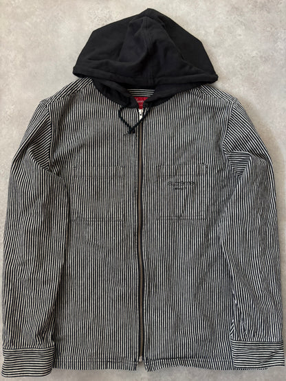 Supreme Striped Hooded Jacket (Str. L)