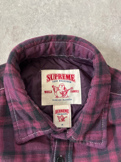 Supreme True Religion Quilted Lined Plaid Flannel (Str. M)
