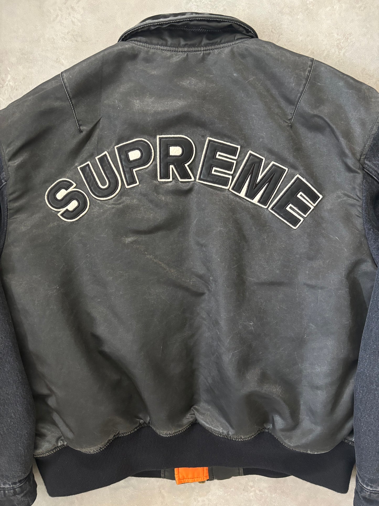 Supreme Denim Sleeve MA-1 (Str. M)