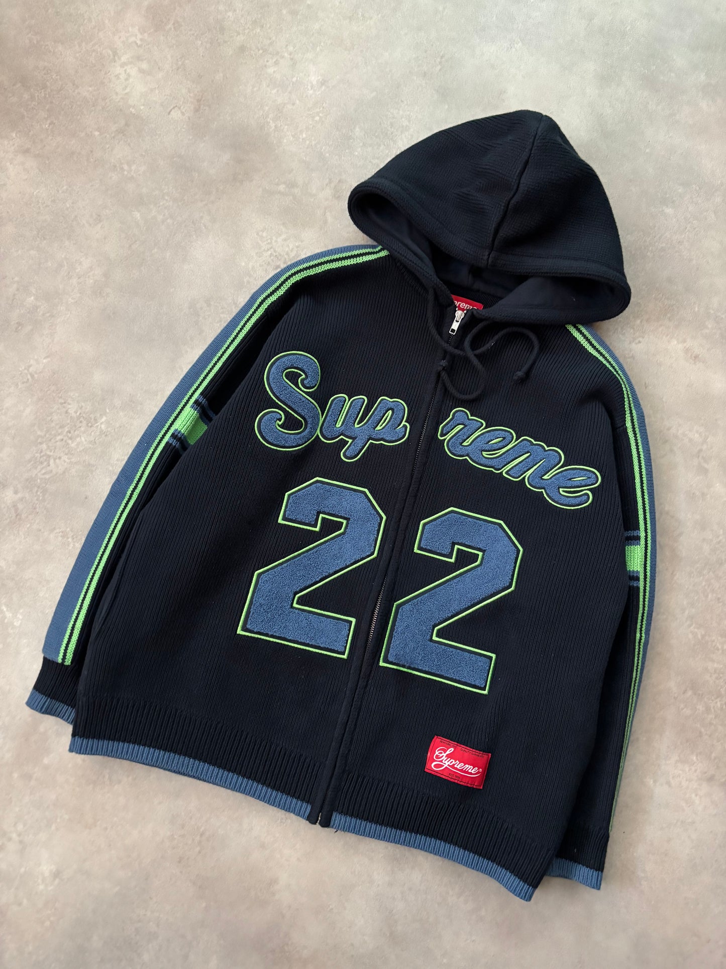 Supreme Sport Zip Up Hooded Sweater (Str. M)