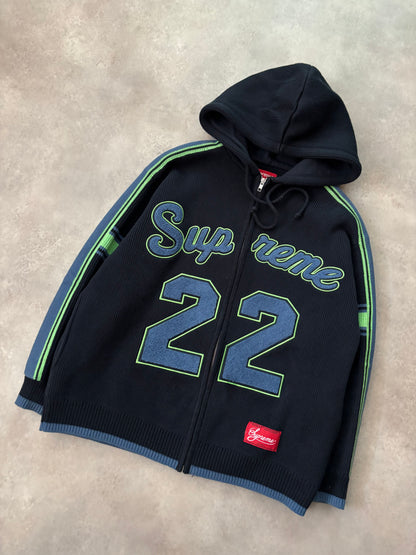 Supreme Sport Zip Up Hooded Sweater (Str. M)