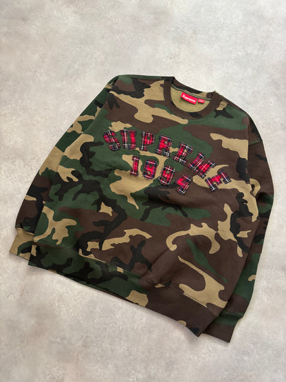 Supreme Plaid Arc Crewneck (Str. M)