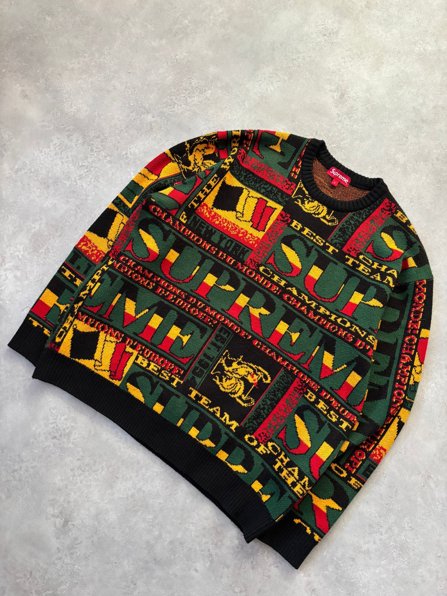 Supreme Scarf Sweater (Str. L)