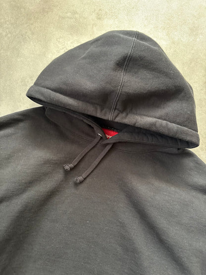 Supreme Satin Applique Hooded Sweatshirt (Str. L)