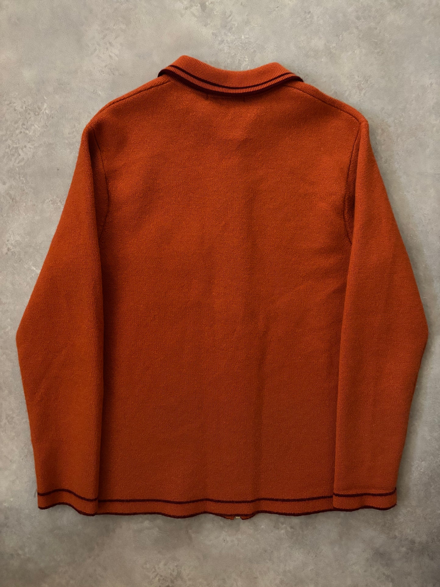 Supreme Zip Up Polo Sweater (Str. L)