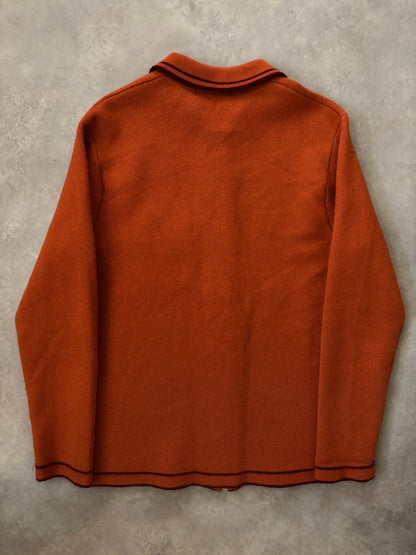 Supreme Zip Up Polo Sweater (Str. L)
