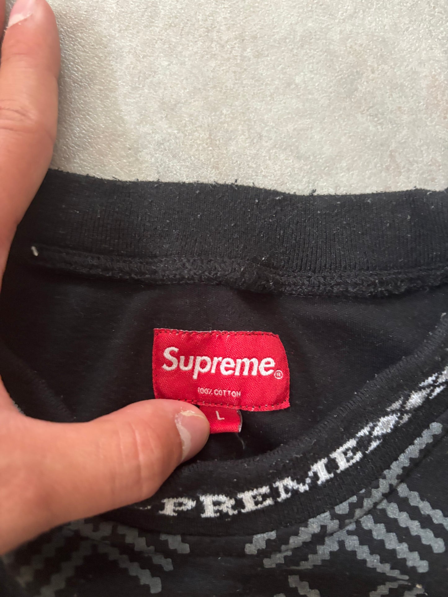 Supreme Motif L/S Top (Str. L)