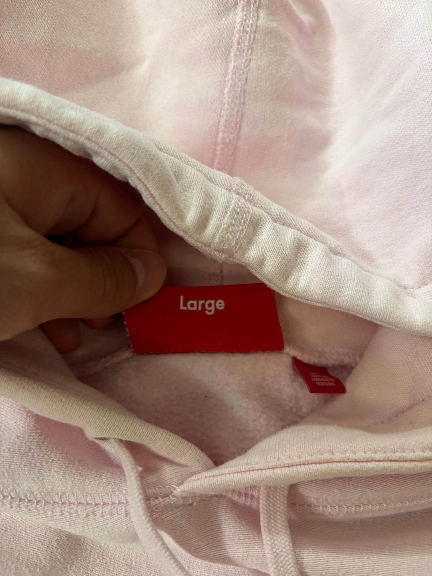 Supreme Reverse Hoodie (Str. L)