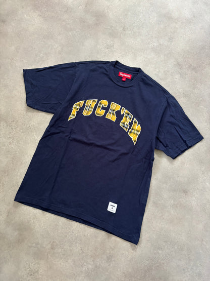 Supreme Fuck Em Plaid S/S Top (Str. S)
