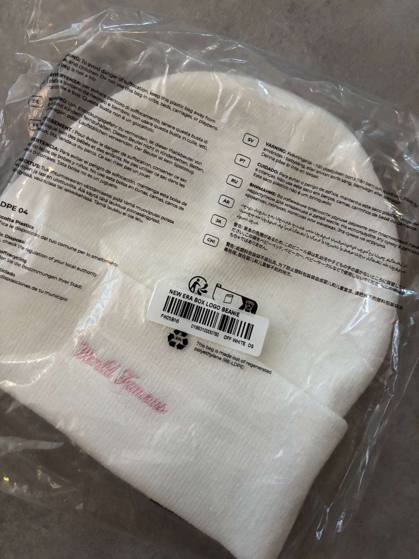 Supreme New Era Box Logo Beanie