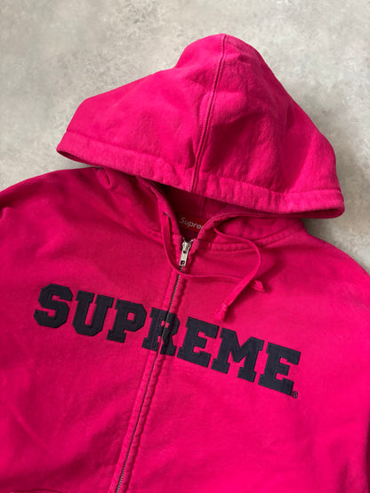 Supreme Collegiate Applique Zip Up Hoodie (Str. M)