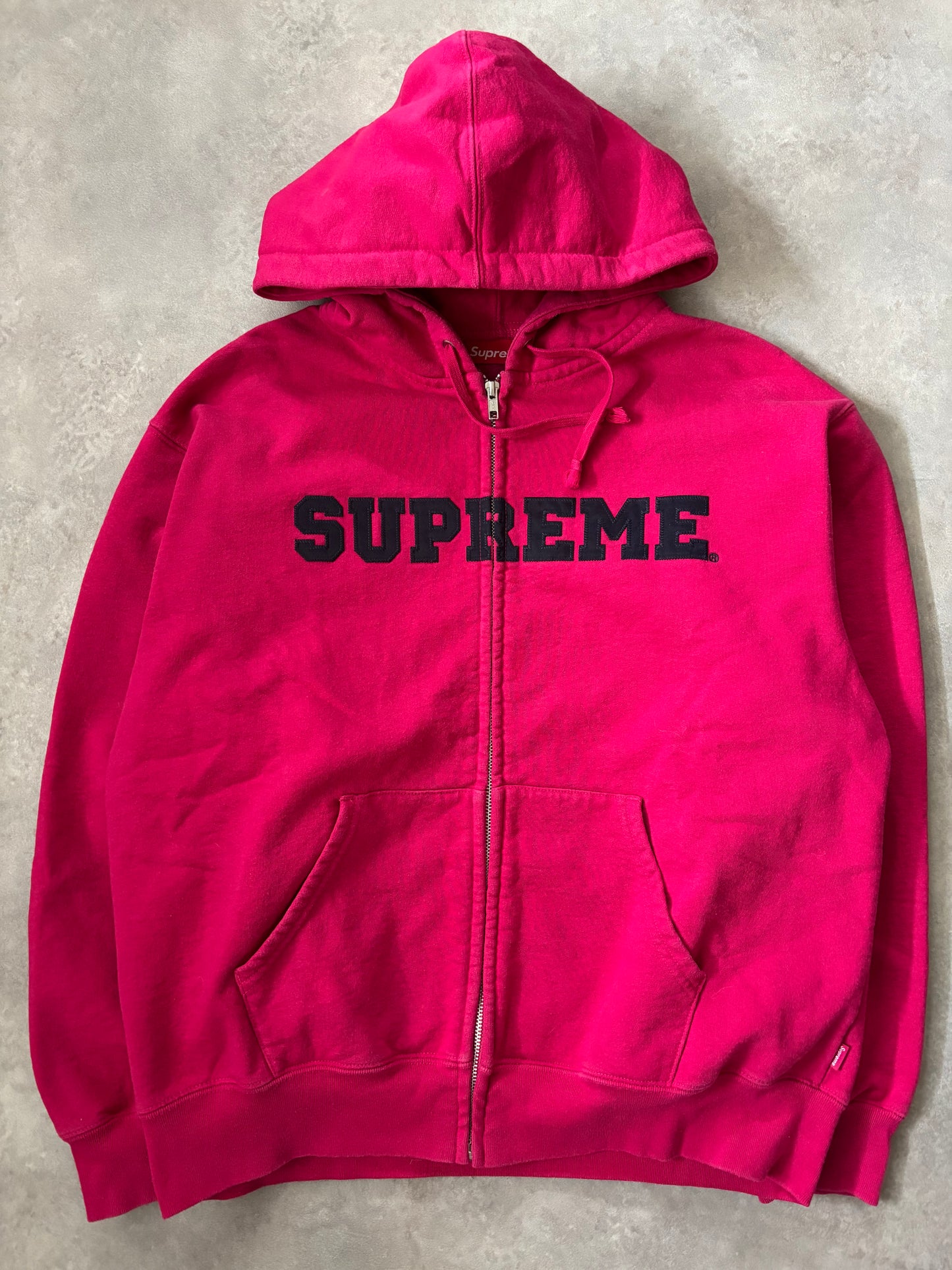 Supreme Collegiate Applique Zip Up Hoodie (Str. M)