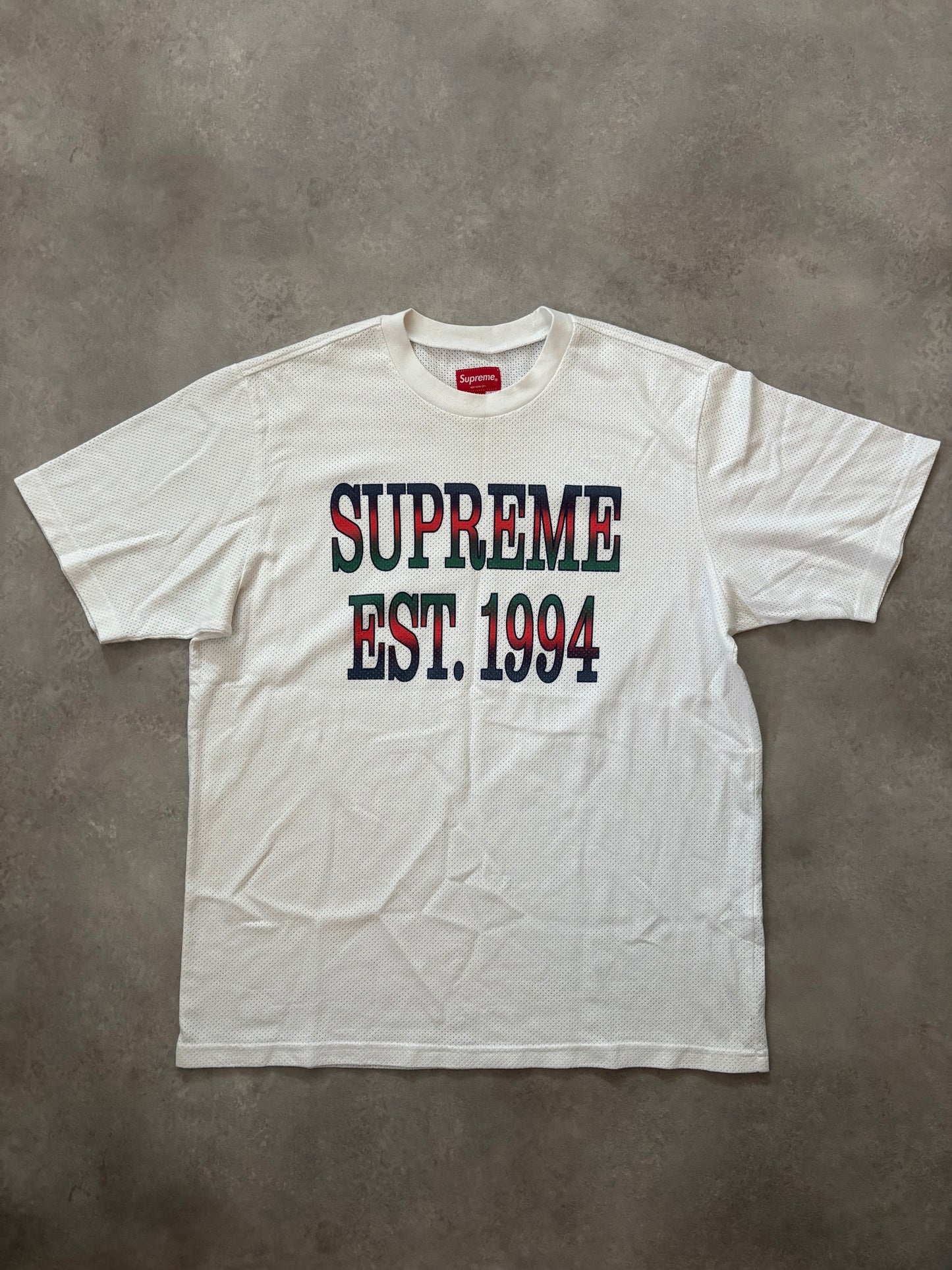 Supreme EST. 1994 Mesh Tee (Str. M)